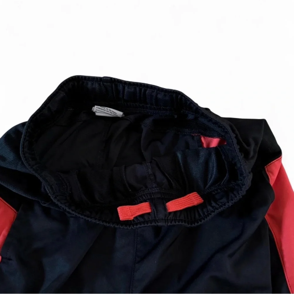 Nike Boys Dri-FIT Football Shorts Black Red Size Large